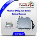 Outdoor 2-Wege-Ausgang Auto-Switch Optischer Empfänger mit AGC Csp-1011